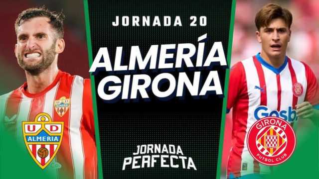 Alineaciones Probables Almería - Girona jornada 20 LaLiga