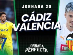 Alineaciones Probables Cádiz - Valencia jornada 20 LaLiga