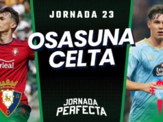 Alineaciones Probables Osasuna - Celta jornada 23 LaLiga