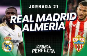 Alineaciones Probables Real Madrid - Almería jornada 21 LaLiga