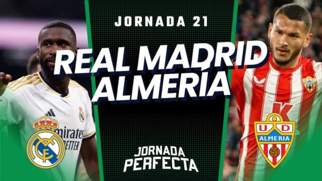 Alineaciones Probables Real Madrid - Almería jornada 21 LaLiga