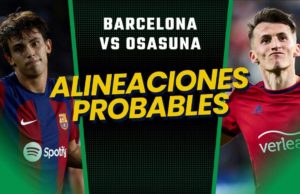 alineaciones probables Supercopa Barça - Osasuna