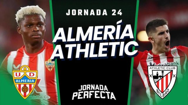 Alineaciones Probables Almería - Athletic jornada 24 LaLiga