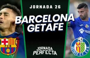 Alineaciones Probables Barcelona - Getafe jornada 26 LaLiga