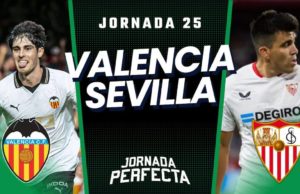 Alineaciones Probables Valencia - Sevilla jornada 25 LaLiga