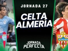Alineaciones Probables Celta - Almería jornada 27 LaLiga