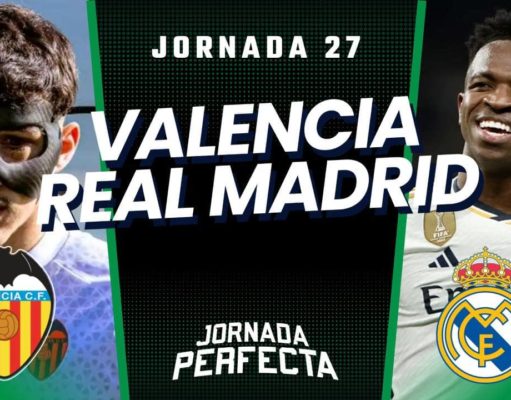Alineaciones Probables Valencia - Real Madrid jornada 27 LaLiga