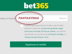 codigo bonus bet365