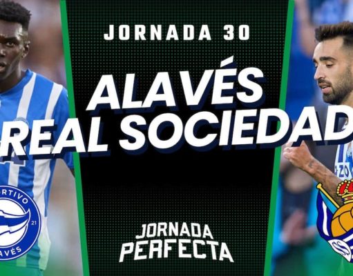 Alineaciones Probables Alavés - Real Sociedad jornada 30 LaLiga.