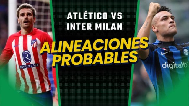 Atlético de Madrid alineación probable