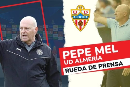 Rueda de Prensa Pepe Mel UD Almería LaLiga
