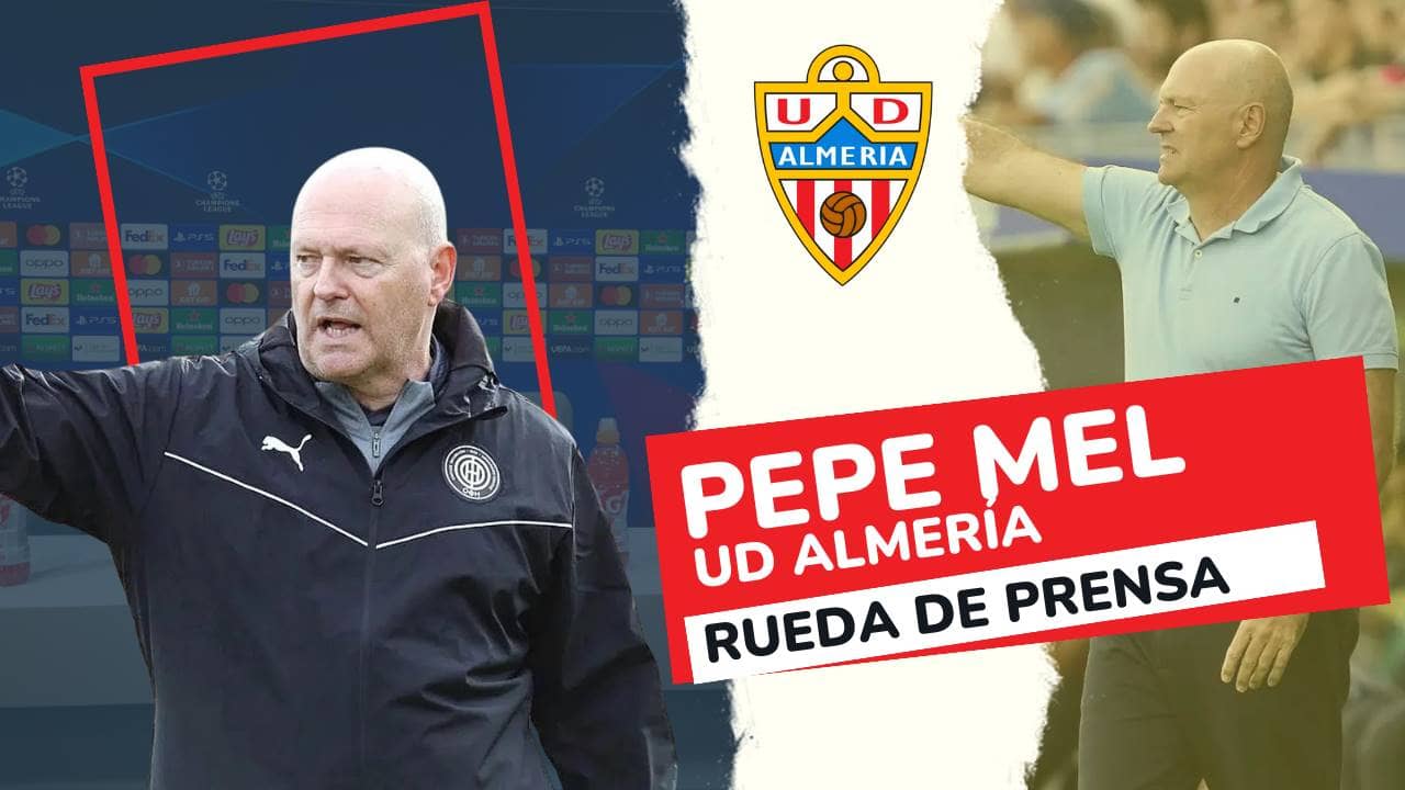 Rueda de Prensa Pepe Mel UD Almería LaLiga
