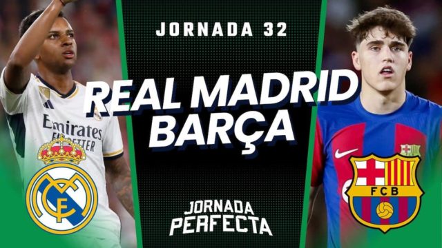 Alineaciones Probables Real Madrid - Barcelona jornada 32 LaLiga