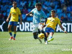 Jailson, en un partido de Liga con el Celta