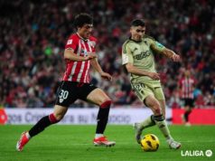 Sergio Ruiz en un partido de LaLiga con el Granada CF