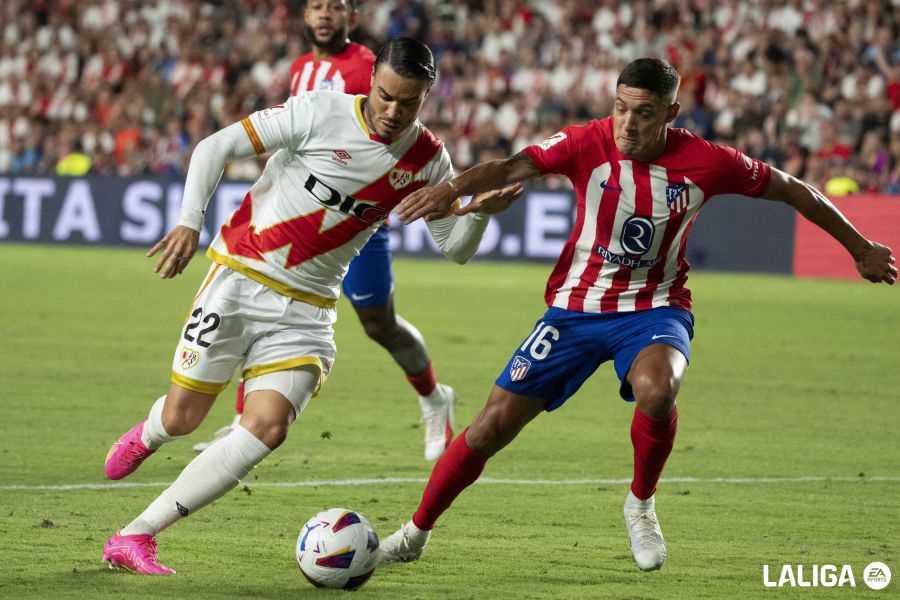 Nahuel Molina, en un partido de LaLiga EA Sports con el Atlético de Madrid