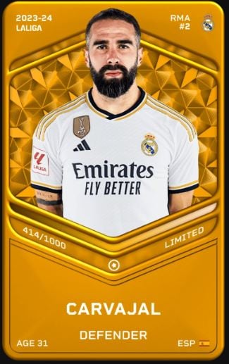 Dani Carvajal Sorare Eurocopa 2024