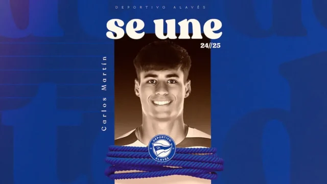 Carlos Martín llega cedido al Alavés procedente del Atleti