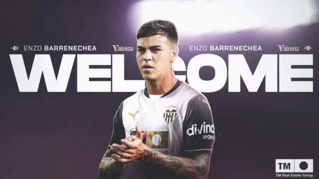 Enzo Barrenechea es nuevo fichaje del Valencia CF