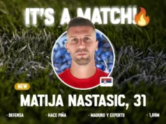 Nastasic es nuevo jugador del Leganés