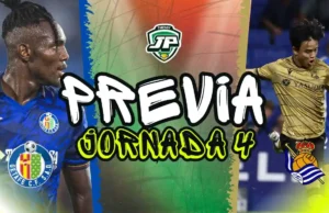 PREVIA JORNADA 4 GETAFE - REAL SOCIEDAD
