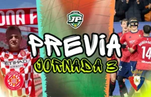 Previa Girona - Osasuna Jornada 3