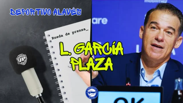 Rueda de Prensa Luis García Plaza Alavés