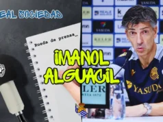 Rueda de Prensa Imanol Alguacil Real Sociedad