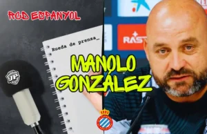 Rueda de Prensa Manolo González Espanyol