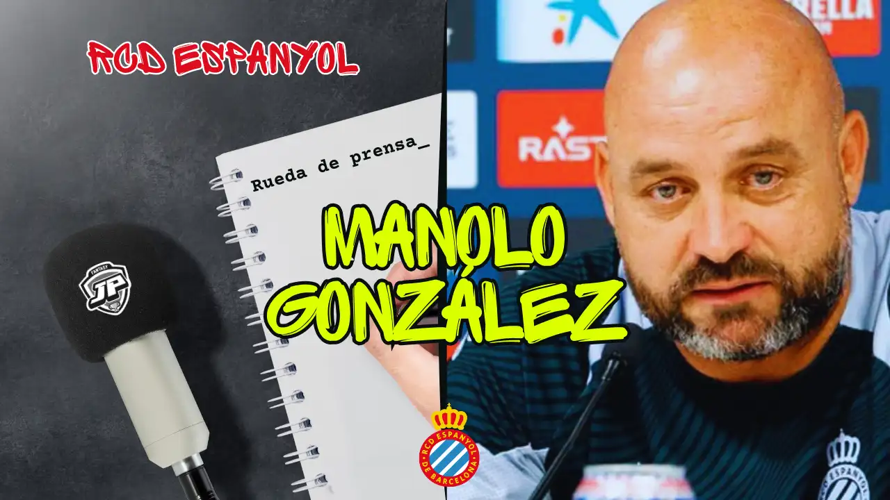 Rueda de Prensa Manolo González Espanyol