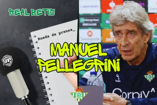 Rueda de Prensa Pellegrini Real Betis