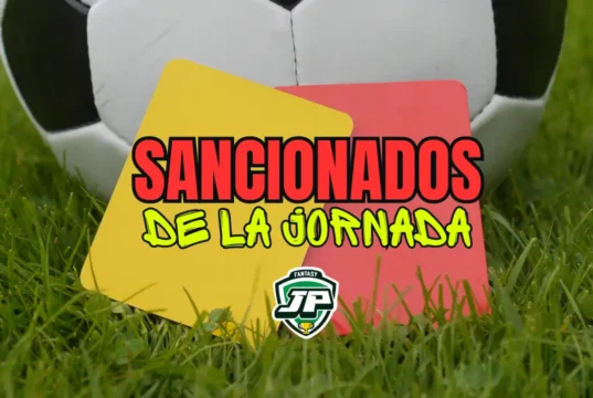 Sancionados Jornada LaLiga 24/25