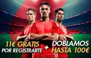 Sportium 11€ gratis bono bienvenida portada