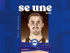 Toni Martínez es nuevo jugador del Deportivo Alavés