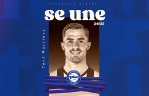 Toni Martínez es nuevo jugador del Deportivo Alavés