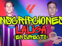 Insripciones LaLiga en directo