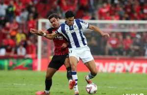 Abdón Prats en un encuentro de LaLiga con el RCD Mallorca