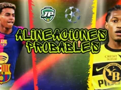 alineacion probable Barcelona - Young Boys