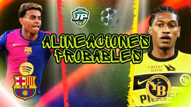 alineacion probable Barcelona - Young Boys