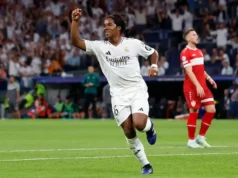 Endrick gol Real Madrid