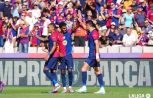 Lewandoski, Lamine Yamal y Raphinha FC Barcelona fantasy