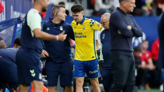 Mika Mármol Las Palmas lesión