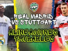 alineacion probable Real Madrid - Stuttgart