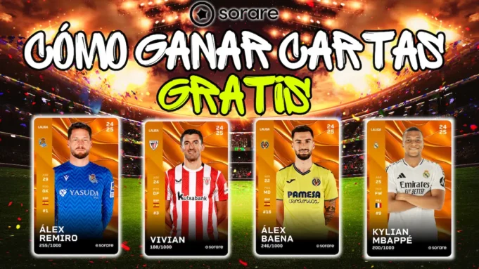 Cómo ganar cartas gratis en Sorare