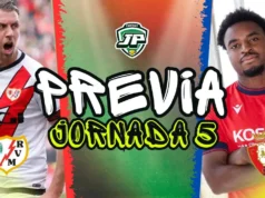 previa jornada 5 Rayo - Osasuna
