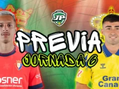 previa jornada 6 osasuna - las palmas