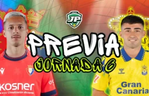 previa jornada 6 osasuna - las palmas