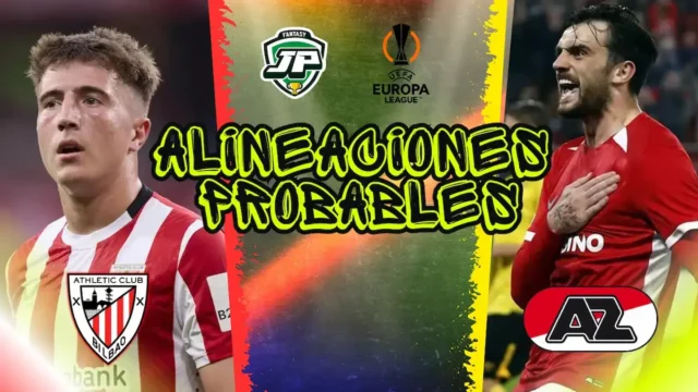 Alineación probable Athletic - AZ