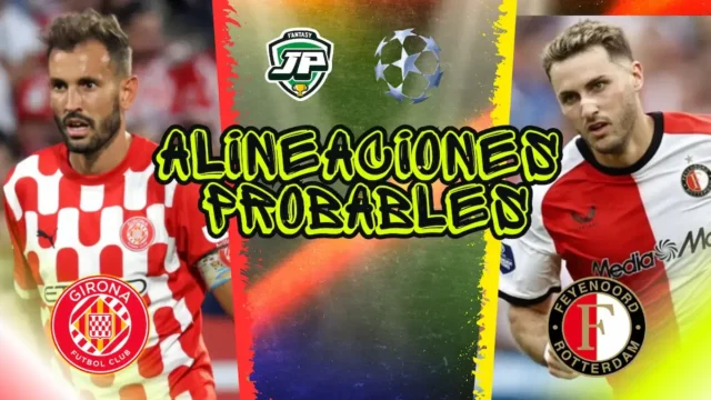 alineacion probable Girona - Feyenord
