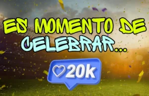Celebración de los 20.000 seguidores en el canal de Jornada Perfecta en YouTube